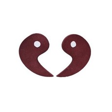 臺灣出貨 爆款地縛少年花子君cos道具帽子鬼火小菜刀不可開刃頭胸配飾定製君 柚木司普八尋寧寧菜刀 cos道具, 寧寧紅勾玉髮夾一對, 1個