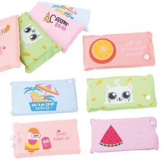 여름 수면 냉감 쿨링 젤 베개 야외 캠핑 차량 휴대용 시원한 숙면 베개 쿨매트, 아이스베개(그린고양이)