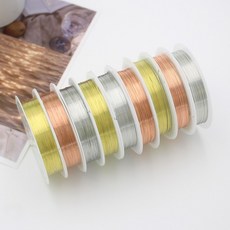 공예용 와이어 동선와이어, 0.2mm 브론즈, 1개