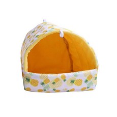 1pcs 부드러운 애완 동물 햄스터 기니 돼지 둥지 겨울 따뜻한 작은 동물 잠자는 침대 흰 족제비 토끼 쥐 애완 동물 동굴 용품, 중