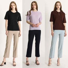 3종특가 G.모데나 미드라이즈 밴딩 슬랙스 3종936104