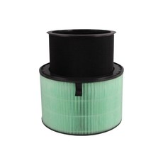 Fluidfit 適用LG超級大白空氣清淨機濾網 濾心, 1個, (綠色濾網)常規版
