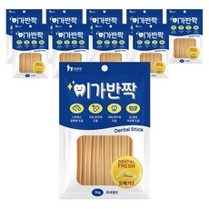 웁스 이가반짝 강아지 덴탈껌, 10개, 70g, 오메가3