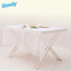 일회용 비닐 식탁보 테이블 방수포 횟집비닐 정사각 180cm 10p, 상세페이지 참조, 1개