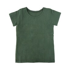 카키 무지 티셔츠 남아발레복