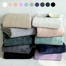 코니크 국내산 겨울 극세사 고정밴딩 침대패드 10color, 베이직-블랙