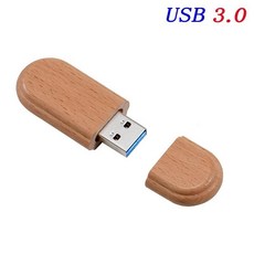 플래시 드라이브 나무 상자 펜 메모리 스틱 결혼 선물 디스크, 1. Beech without box, E. 128GB