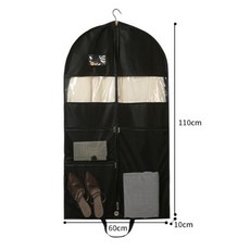 旅行衣物收納袋 防潮防塵袋 多功能衣物收納套 服裝防護袋, 1個, EG0801-小號60x110x10cm