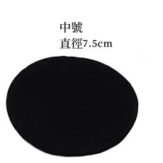 【現貨】耐高溫防火棉 防火墊 香爐墊 黑色鋁箔布 適用各種香爐 香粉 香塔 香環 盤香 爐墊 阻燃棉 外出點香 耐燃燒, 圓型中款【直徑約7.5cm】