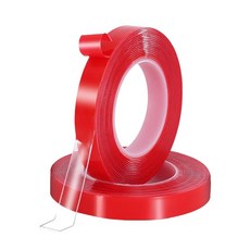 DEVENTORZ 네일 라인 테이프 네일 스티커 테이프 2개 세트 초강력 투명 방수 양면 테이프 내고온 연전성이 강한 DIY 접착용 손톱 장식 도구 네일용품 차량용 테이프 자동차