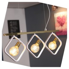 팬던트 3등 6746A-3D 화이트골드 슬림 교체 가정용