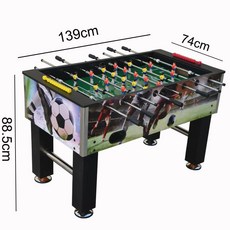 테이블 축구 보드게임 8종 휴게실 실내 대형 오락 단체 접이식, F. F56704N/블랙/1.4m, 1개