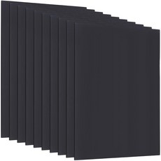 BENECREAT 15팩 블랙 PVC 폼 시트 DIY 프로젝트용 11.8x7.87인치 두께 3mm 공예 보드 공예품 모델링 아트 디스플레이 장착