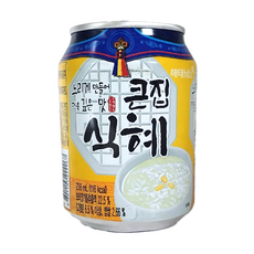 해태음료 느리게 만들어 더욱 깊은 맛 큰집 식혜, 238ml, 12개