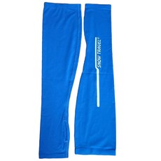 SNOW TRAVEL 平口抗UV遮陽涼感排汗袖套 AH-27，運動涼感袖套，抗紫外線袖套，排汗透氣袖套, 寶藍,M, 1個