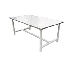 스텐 테이블 구내식당 공장 식당 학교 세트 급식 작업대, 200x60x75