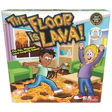 [2] The Floor is Lava 어린이 및 성인용 인터랙티브 게임 신체 활동 촉진 실내 및 실외에서 안전