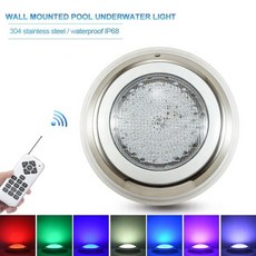 스테인레스 스틸 LED 수영장 빛 IP68 완벽방수 12V 야외 RGB 조명 연못 Piscina Luz 잠수정 램프, 02 Warm White, 06 12W D230xH48mm