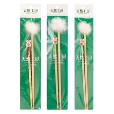 【GOOD LIFE 品好生活】木製2入耳扒組/掏耳棒組（隨機出貨）, 1個, 2支