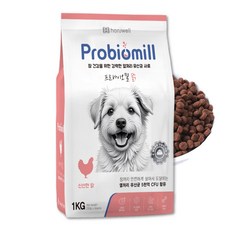 하루웰 프리바이오밀 강아지 유산균 소프트사료, 1kg, 1개