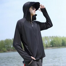 男士連帽防曬外套