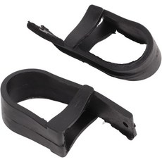 스윙암 체인 고무 슬라이더 2PCS 블랙 더트 바이크 쿼드 피트 체인 핏 스크래치 ATV용 오토바이 가드 액세서리, 스윙암 체인 고무 슬라이더 2PCS 오토바이 액세서리