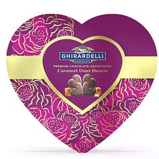 GHIRARDELLI 鷹牌 情人節焦糖二重心綜合禮物, 1個, 160g