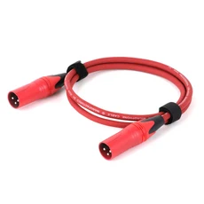 컬러 XLR 케이블 3Pin 남성-남성 오디오 신호 라인 OFC 구리 듀얼 쉴드 마이크 믹서 증폭기 무대 조명 맞춤, 13 Red-D1003, 07 8m