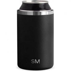 심플 모던 스탠다드 캔 쿨러 미드나잇 블랙 355ml 1개, Standard 12oz Can, - Midnight Black (Matte Powder