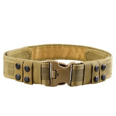 한우리 다용도 전술 작업 벨트 3가지 색상 군용 작업현장 밀리터리 취미, 베이지, 몰리벨트A일반형, 1개