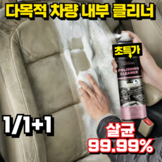 [독일 기술]차량 내부 클리너 자동차 실내 코팅제 가죽 시트 천장 다목적 세정제, 1개, 100ml