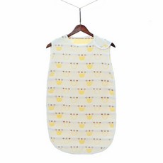 愛兒寶 六層紗布睡袋 嬰兒防踢被 透氣吸汗四層泡泡紗背心式蘑菇寶寶睡袋