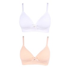 DDO_ONNA Junior Bra 2 Set 3步驟3高中女生的“ No -Wire Youth Bra CW或簡單柔軟的內衣”