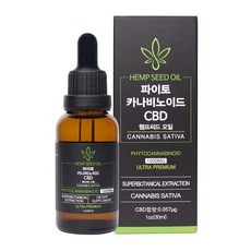 파이토카나비노이드 CBD 햄프씨드 오일, 1개, 30ml