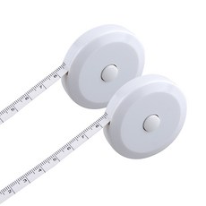 차분한 하루 휴대용 피팅 줄자 1.5M 올화이트, 4개