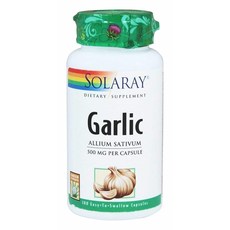 SOLARAY 大蒜萃取膠囊 500mg, 1個, 100 件