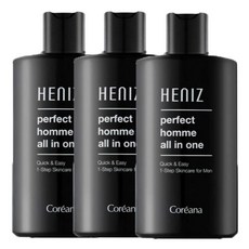 코리아나 퍼펙트 옴므 올인원 로션, 200ml, 3개