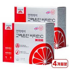 [본사직송]고함량/면역케어 고려은단 비타민C 분말 스틱 60들입 X 2개 (총120포임)/eloogo, 2g, 120개