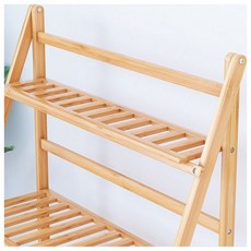 가드닝 3단 대나무 화분진열대A (60cm) 식물장식 실내식물 가드닝도구