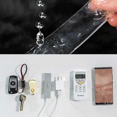 잘라 쓰는 투명 양면 젤리 테이프 재사용 차량 만능 양면테이프 강력한논 슬립 실리콘, 1개
