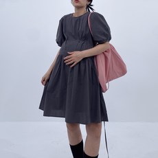 앤 볼륨원피스(롱/숏) 임산부 임부복 태교여행 맘룩 예비맘 미니원피스