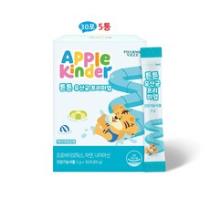 튼튼유산균 성장기 우리아기 유산균 어린이 칠드런 멀티 프로바이오틱스 아연 장건강 DDS 유익균 분말 30포, 5박스, 60g
