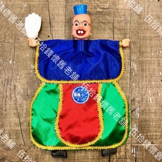伍拾錢 布袋戲掌中戲偶 - 西遊記 三國志系列 (三太子 楊戩 紅孩兒 武松 展昭 老虎) 台灣復古懷舊手偶, 1個, 膨風小二, 1