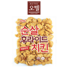 [퀴클리몰] 오뗄 순살 후라이드 치킨 1kg, 1개