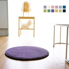 플레인 소프트 쿠션 원형 방석 50cm