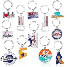 LAND &ical 로스앤젤레스 기념품 키체인 캘리포니아 선물 메탈 I 하트 LA 병따개 키링 다양한 색상 135858, 1