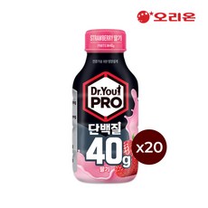 오리온 닥터유프로 단백질드링크 40g 딸기 350ml 20개