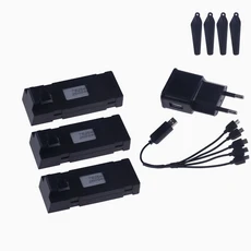 E88 드론 배터리 3.7V 2600mAh 충전식 리포 RC E99 P1 K3 A13 S98 E525 쿼드콥터 부품용, 08 3B and charger