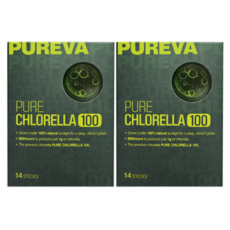 퓨레바 퓨어 클로렐라100 1000mg, 2박스, 14회분