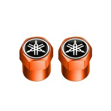 자동차 스타일링 휠 타이어 밸브 캡, 1개, 4. 오렌지, 기본